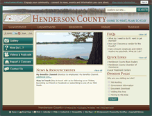 Tablet Screenshot of hendersoncountytn.gov